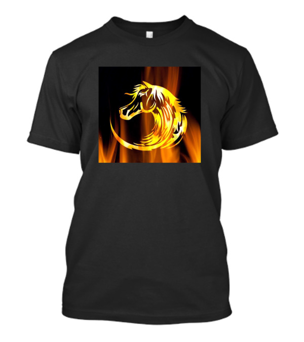 Horse Fiery Flame T-Shirt