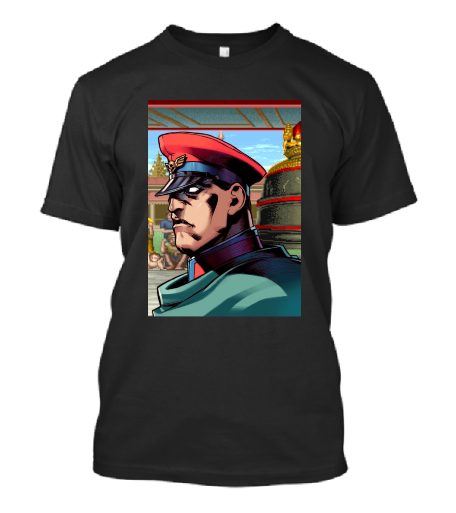 M Bison Street Fighter Character Illustration Capcom T-Shirt