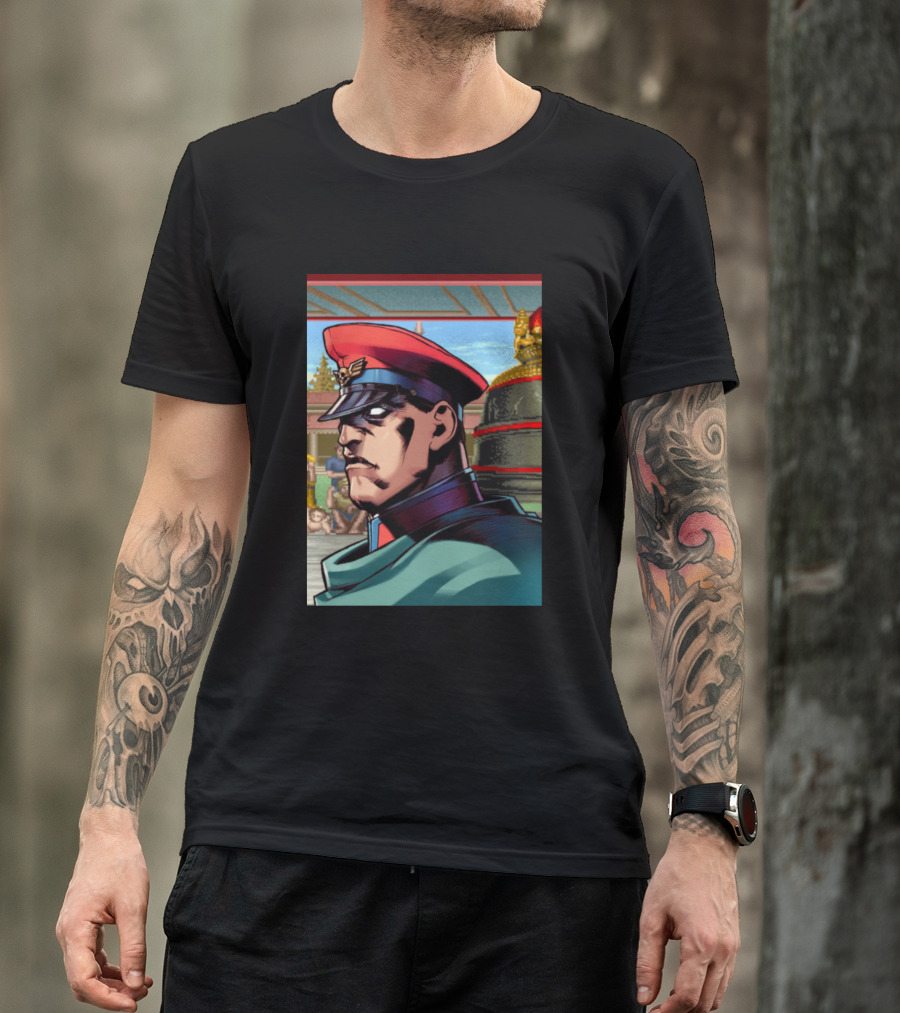 M Bison Street Fighter Character Illustration Capcom T-Shirt