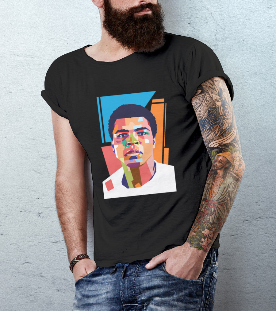 Muhammad Ali Colorful Pop T-Shirt