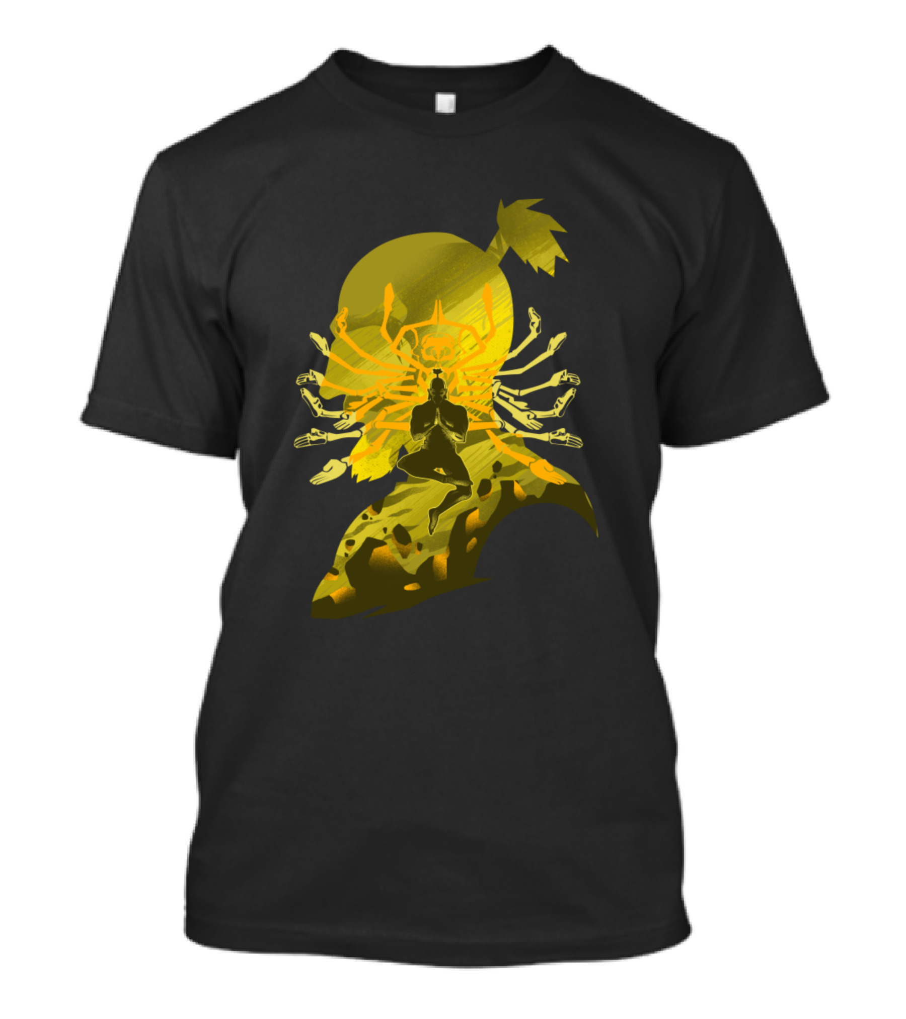 Netero Meditation Aura Golden Spiritual Hunter X Hunter T-Shirt