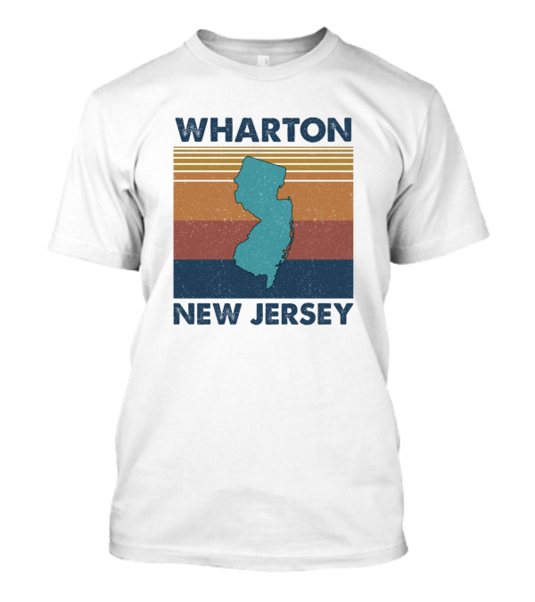 Wharton New Jersey Retro Stripes State T-Shirt