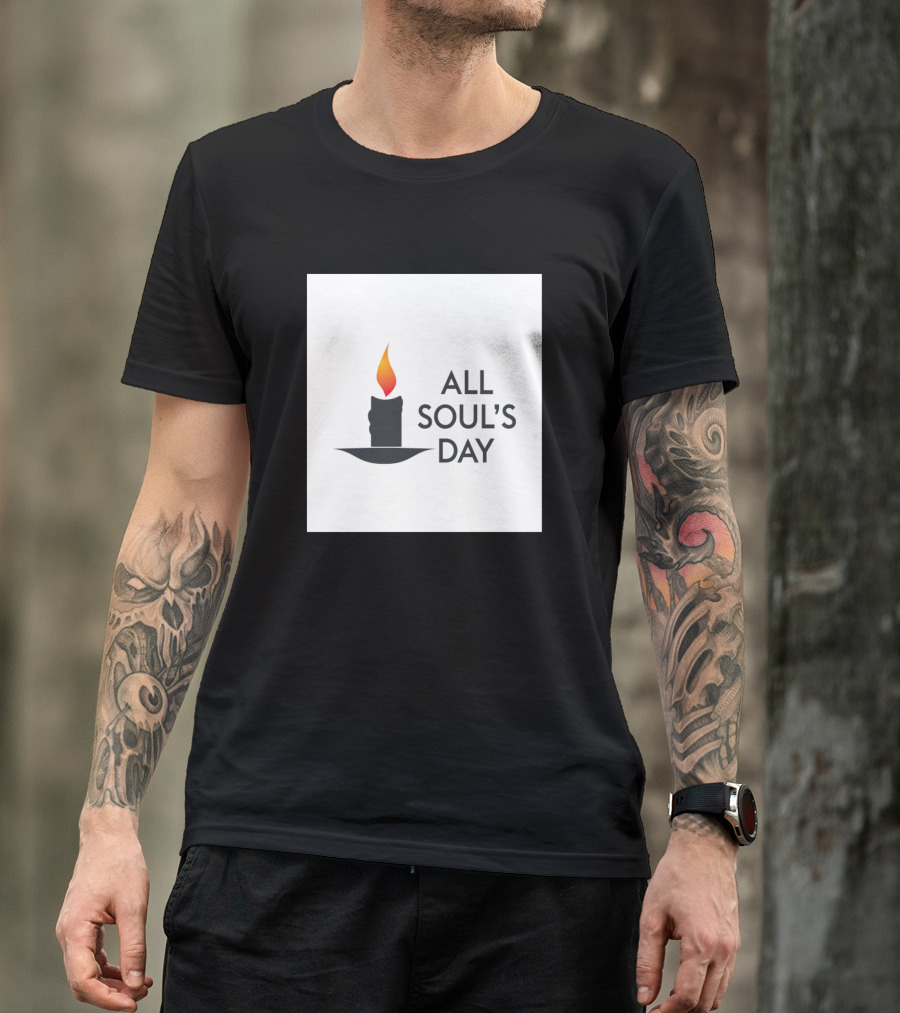 ALL SOUL'S DAY CANDLE FLAME T-Shirt