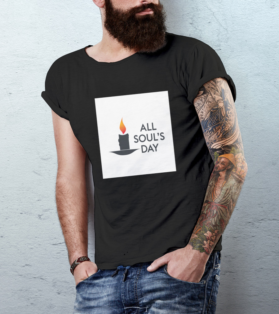 ALL SOUL'S DAY CANDLE FLAME T-Shirt