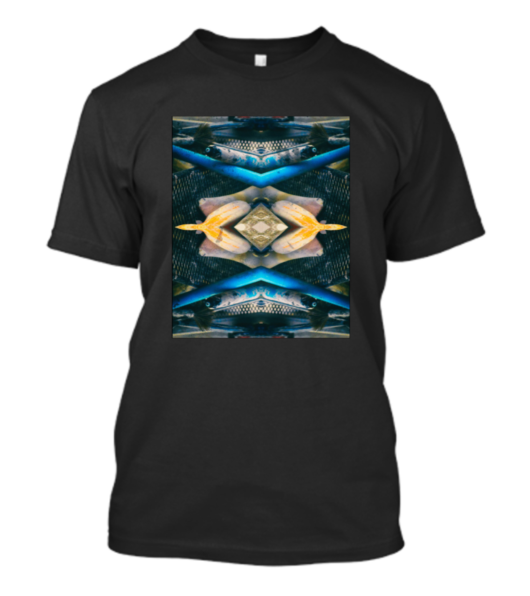 Kaleidoscope Fish Symmetry T-Shirt