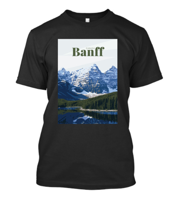 Banff Canada Moraine Lake Scenic Mountains T-Shirt