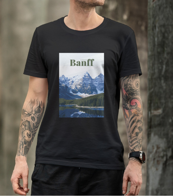 Banff Canada Moraine Lake Scenic Mountains T-Shirt