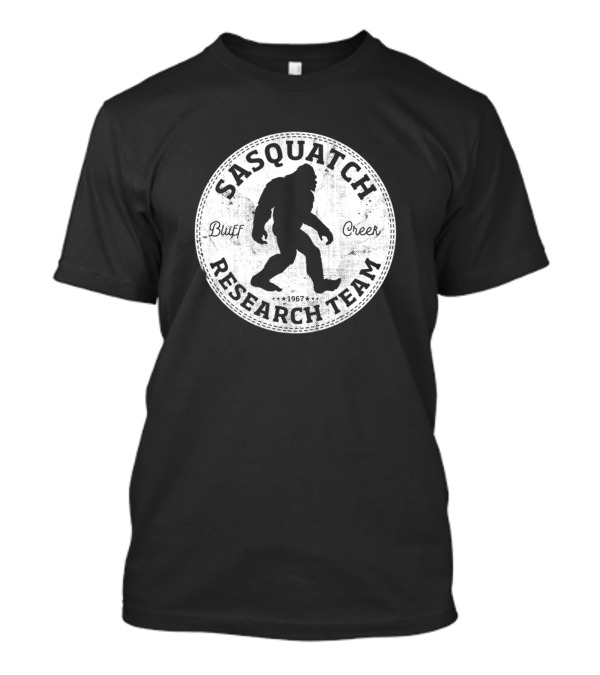 Sasquatch Bluff Creek Research Team 1967 Vintage Bigfoot T-Shirt