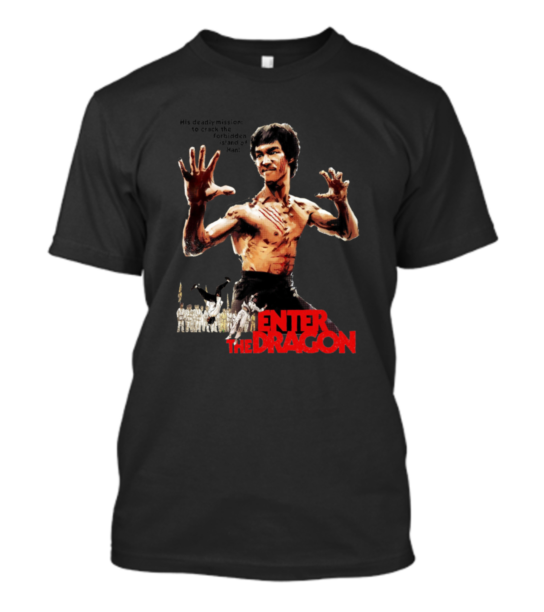 Bruce Lee His Deadly Mission Enter The Dragon T-Shirt