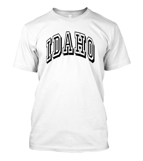 Idaho Bold Collegiate Arch Text T-Shirt