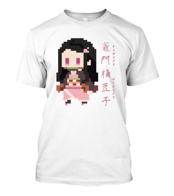Kamado Nezuko Pixel Art Character T-Shirt