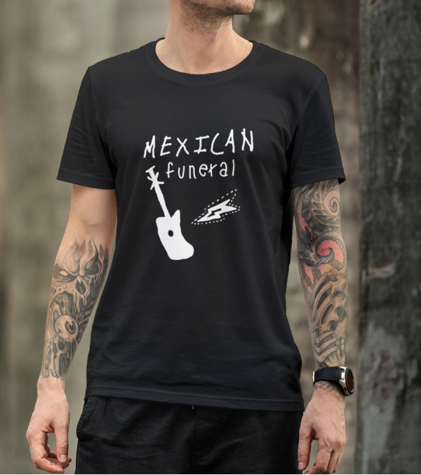 Mexican Funeral Dirk Gently Band Guitar And Bolt T-Shirt