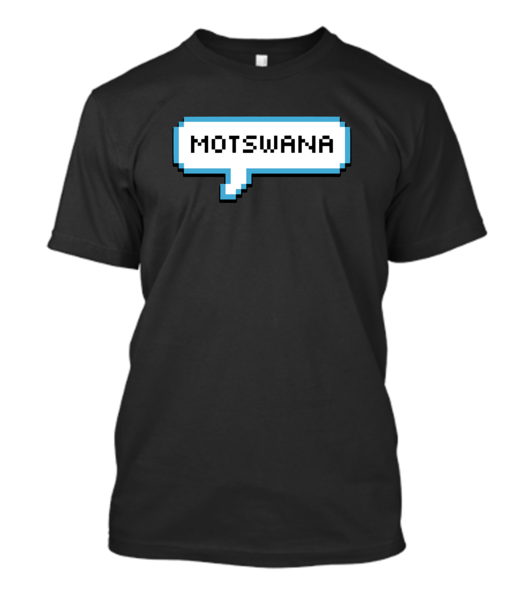 Motswana Botswana Speech Bubble Pixel T-Shirt