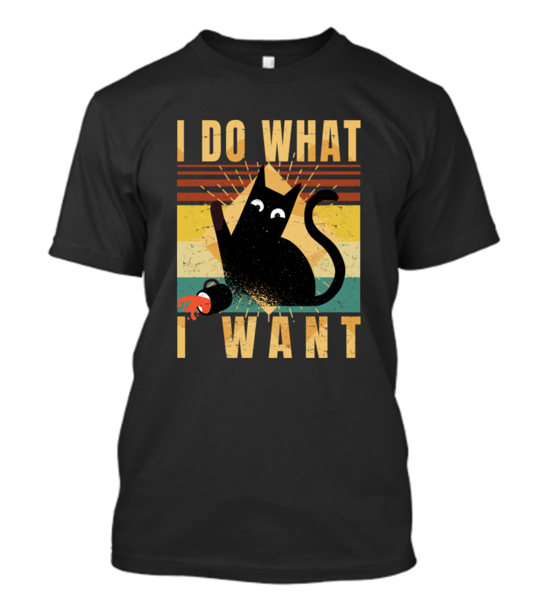 I Do What I Want Rebel Cat Lover T-Shirt