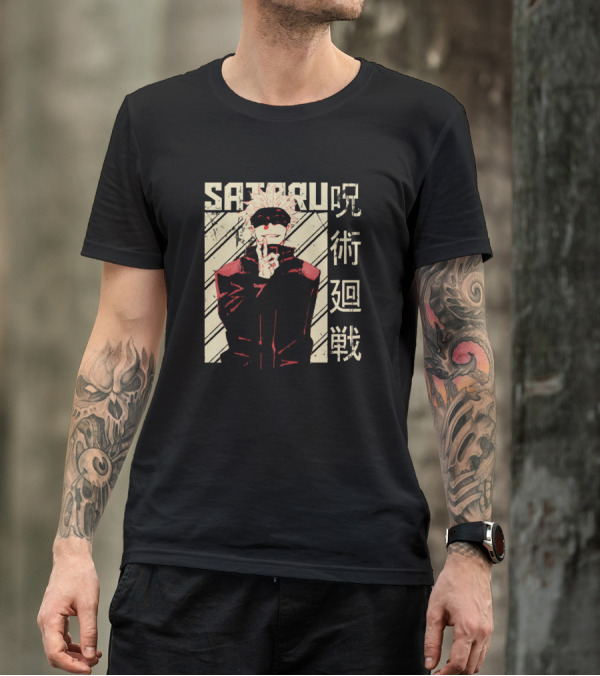 Satoru Jujutsu Kaisen Anime Character T-Shirt