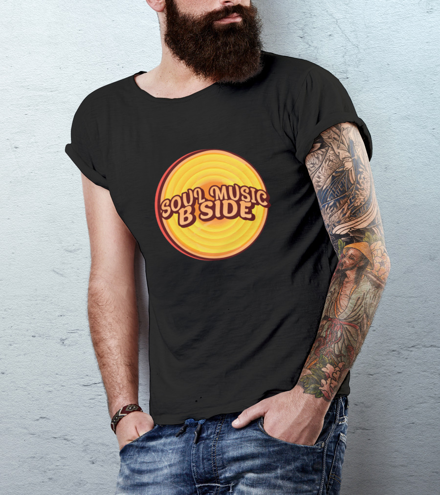 Soul Music B Side Retro Vinyl Record T-Shirt