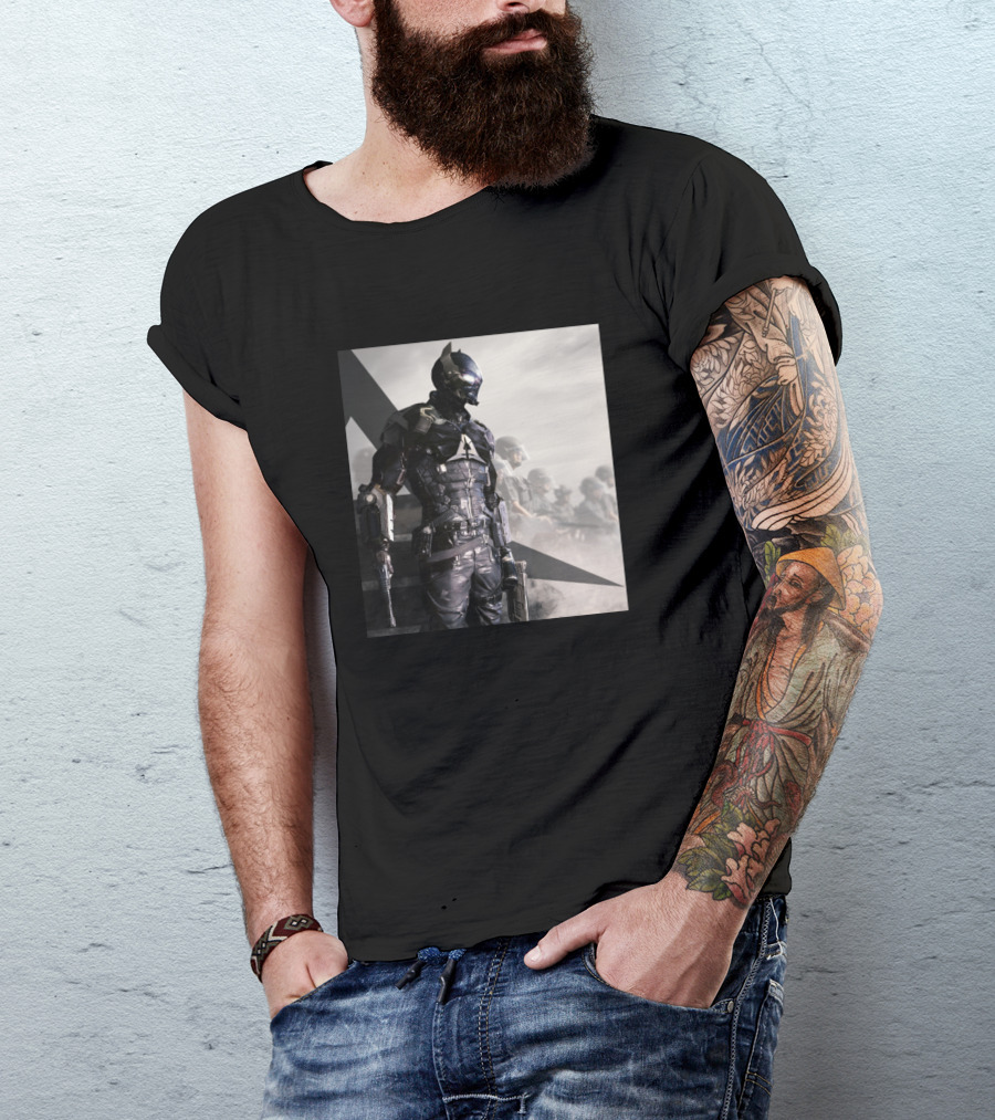 Arkham Knight Armored Vigilante With Tactical Gear T-Shirt