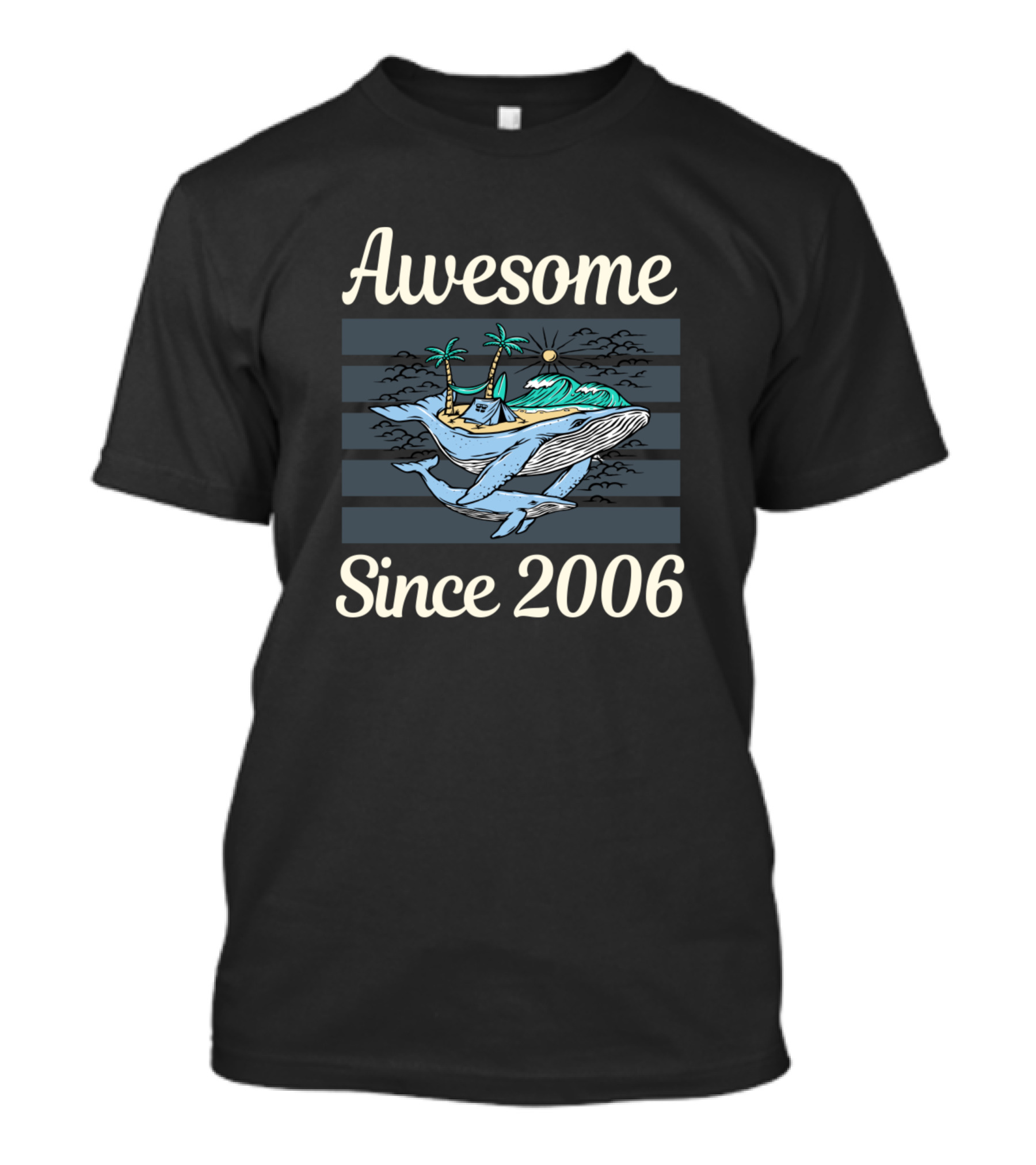 Awesome Since 2006 Whale Island Adventure T-Shirt