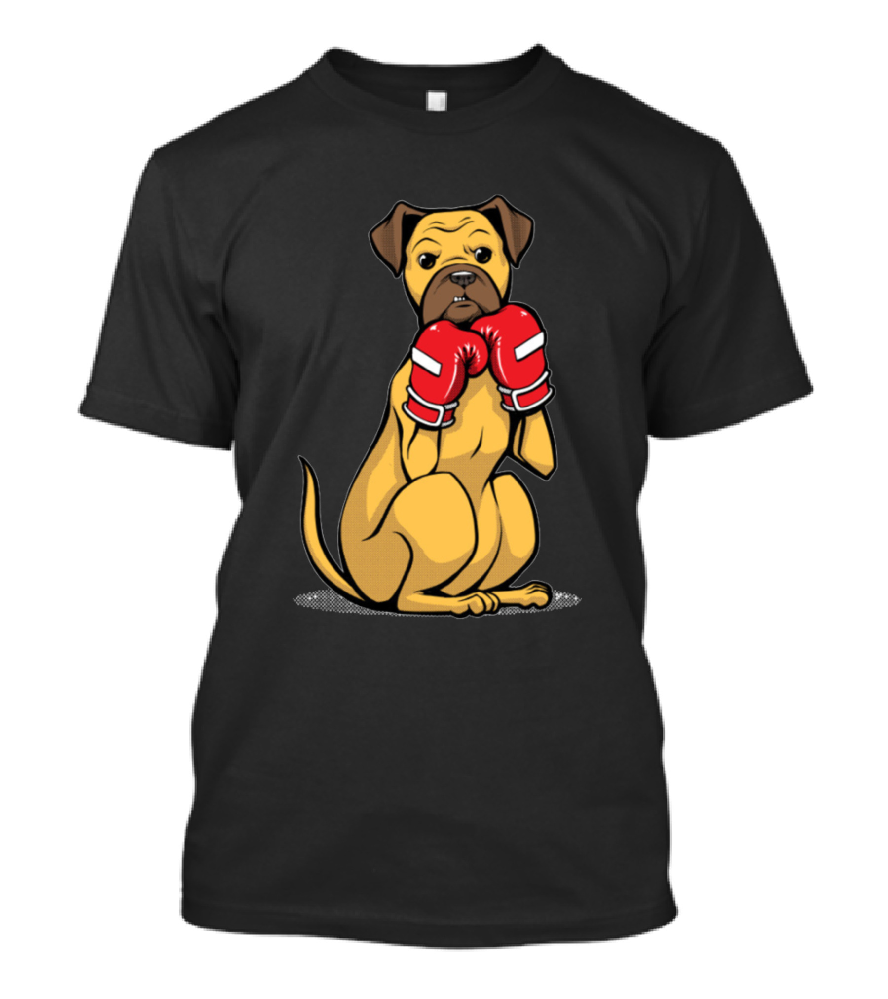 Boxing Boxer Dog With Red Gloves T-Shirt
