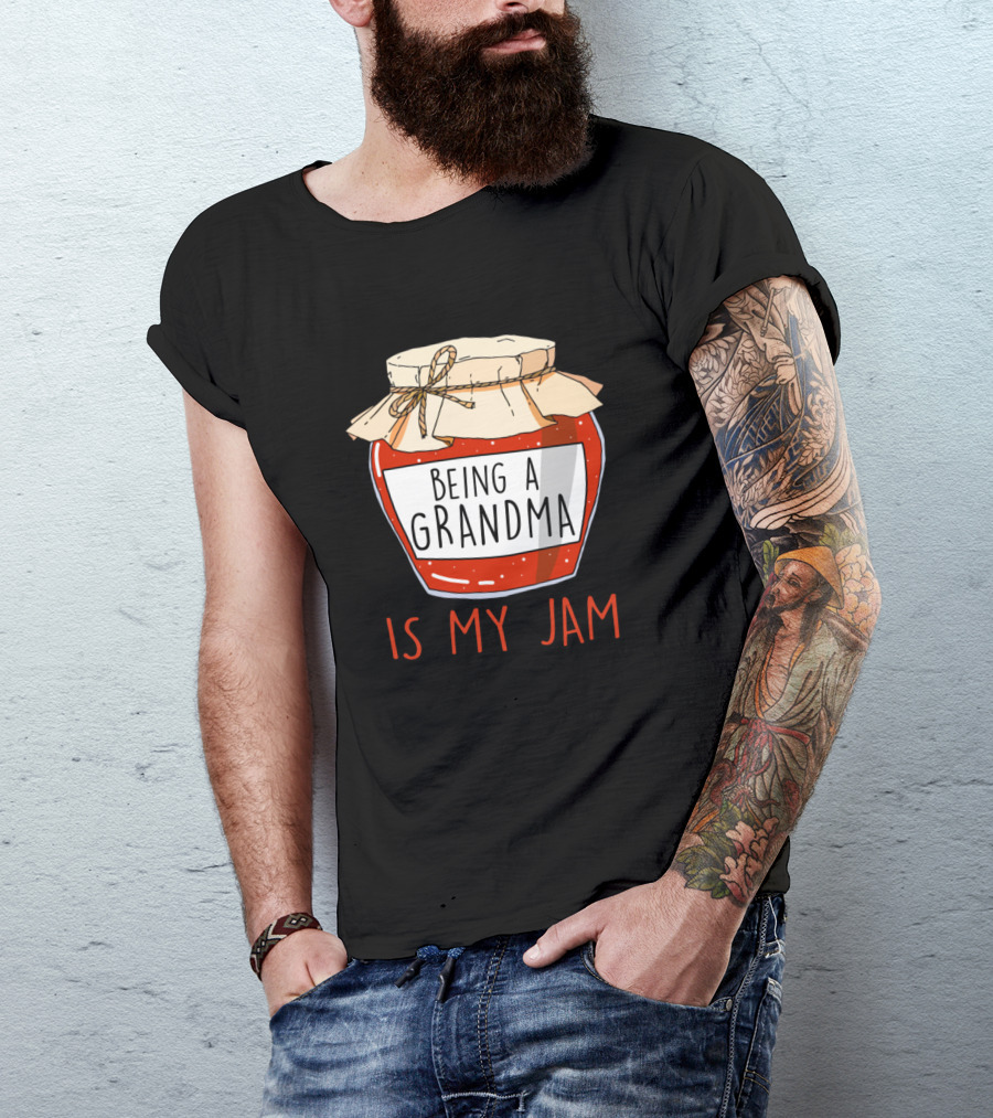 Being A Grandma Is My Jam Cute And Funny Meme T-Shirt