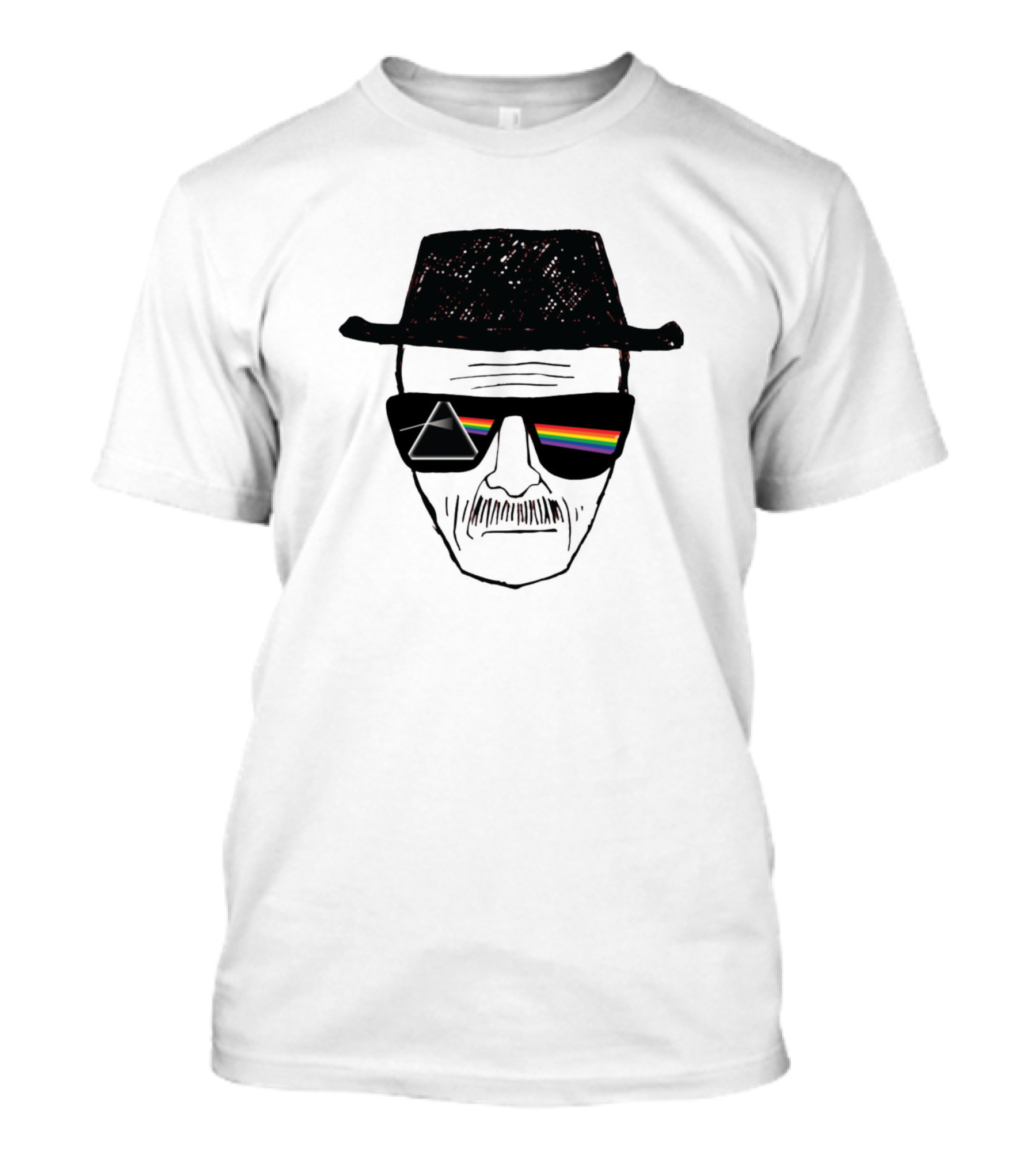 Fast And Furious Dark Side Prism Hat Sunglasses Fusion T-Shirt