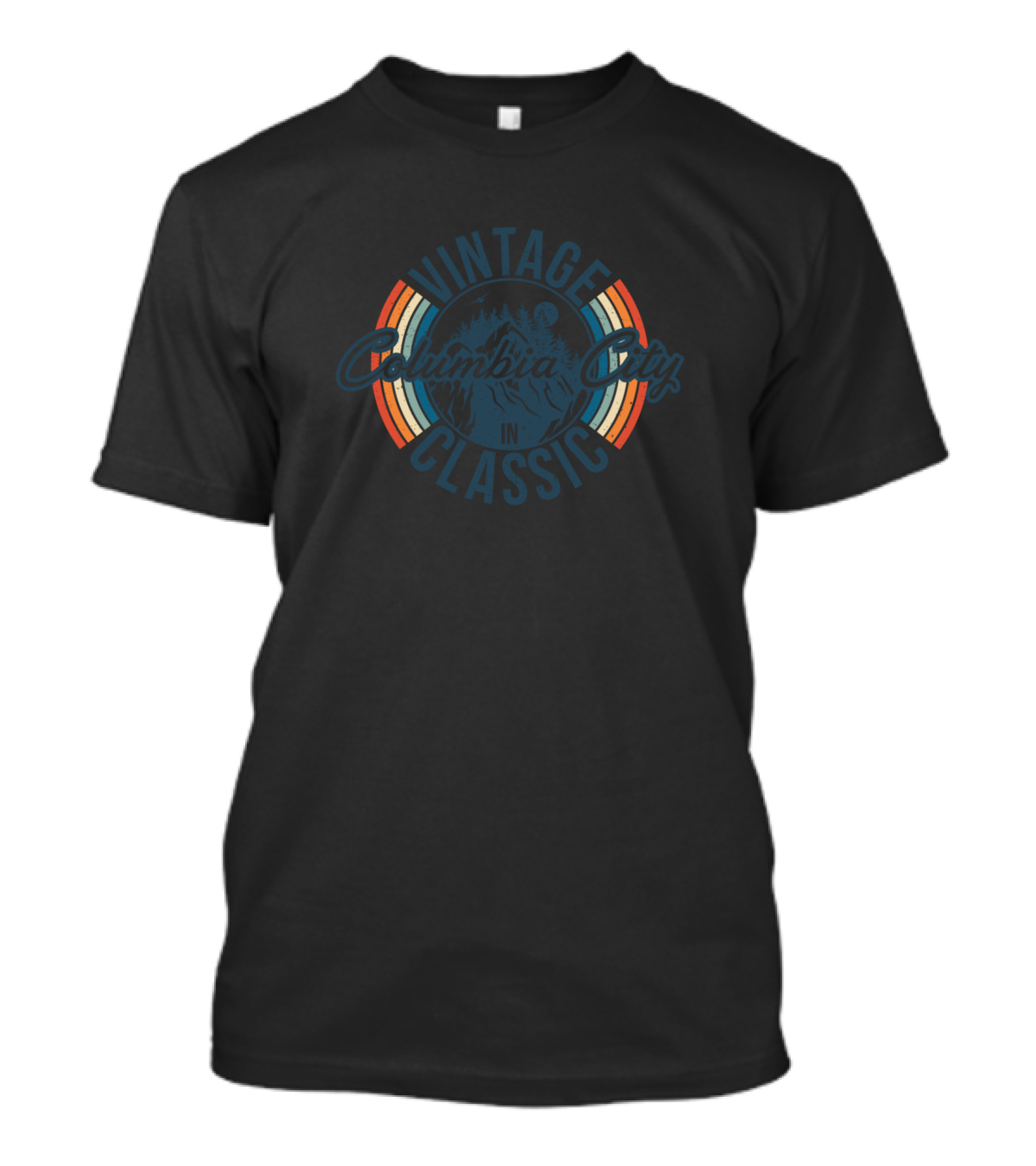 Vintage Classic Columbia City Indiana T-Shirt