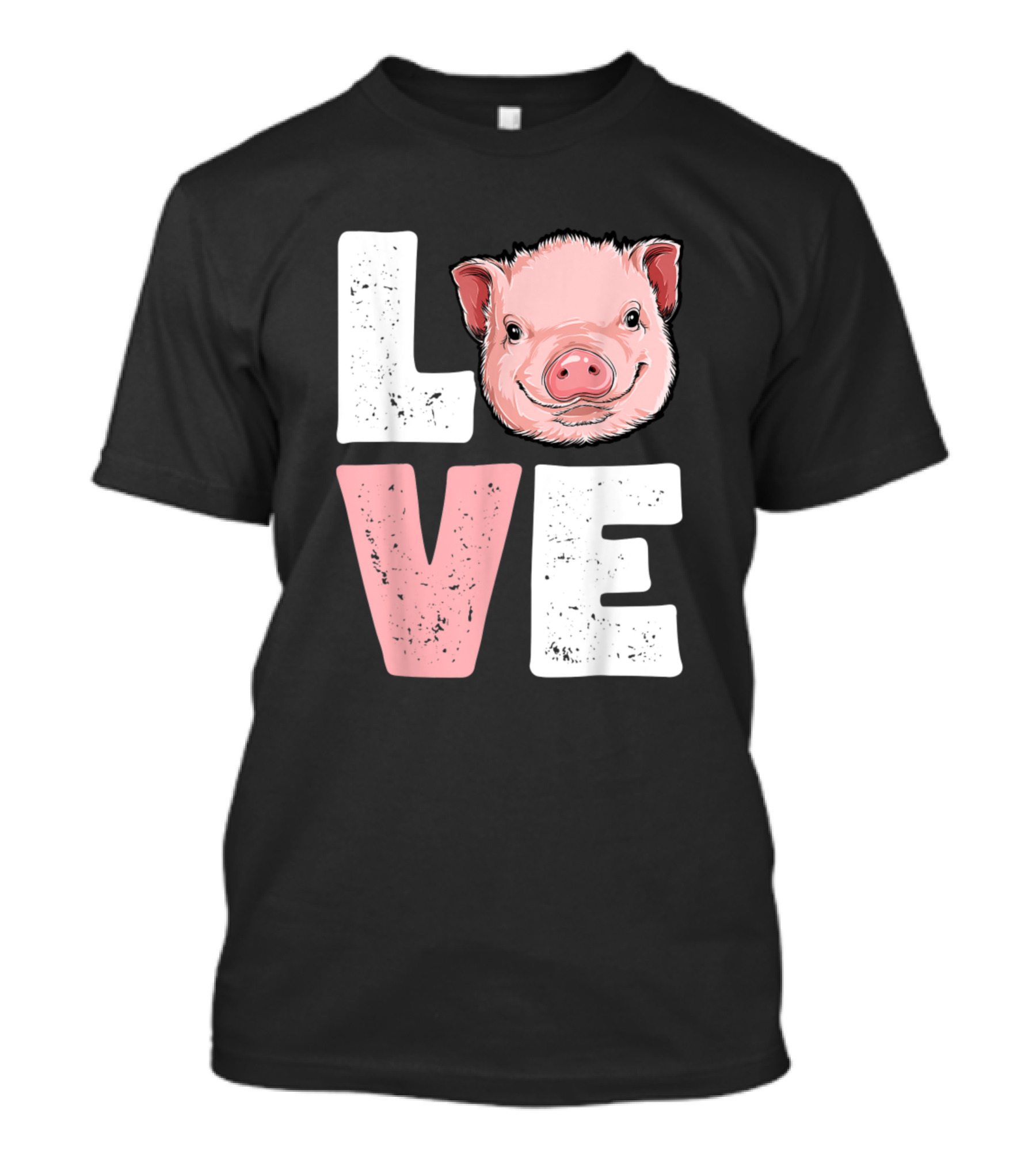 LOVE Pig Lovers Farming Farmer T-Shirt