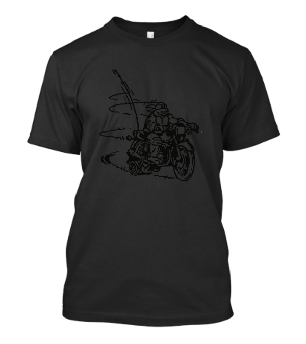 Tmnt Turtle Riding Motorcycle T-Shirt