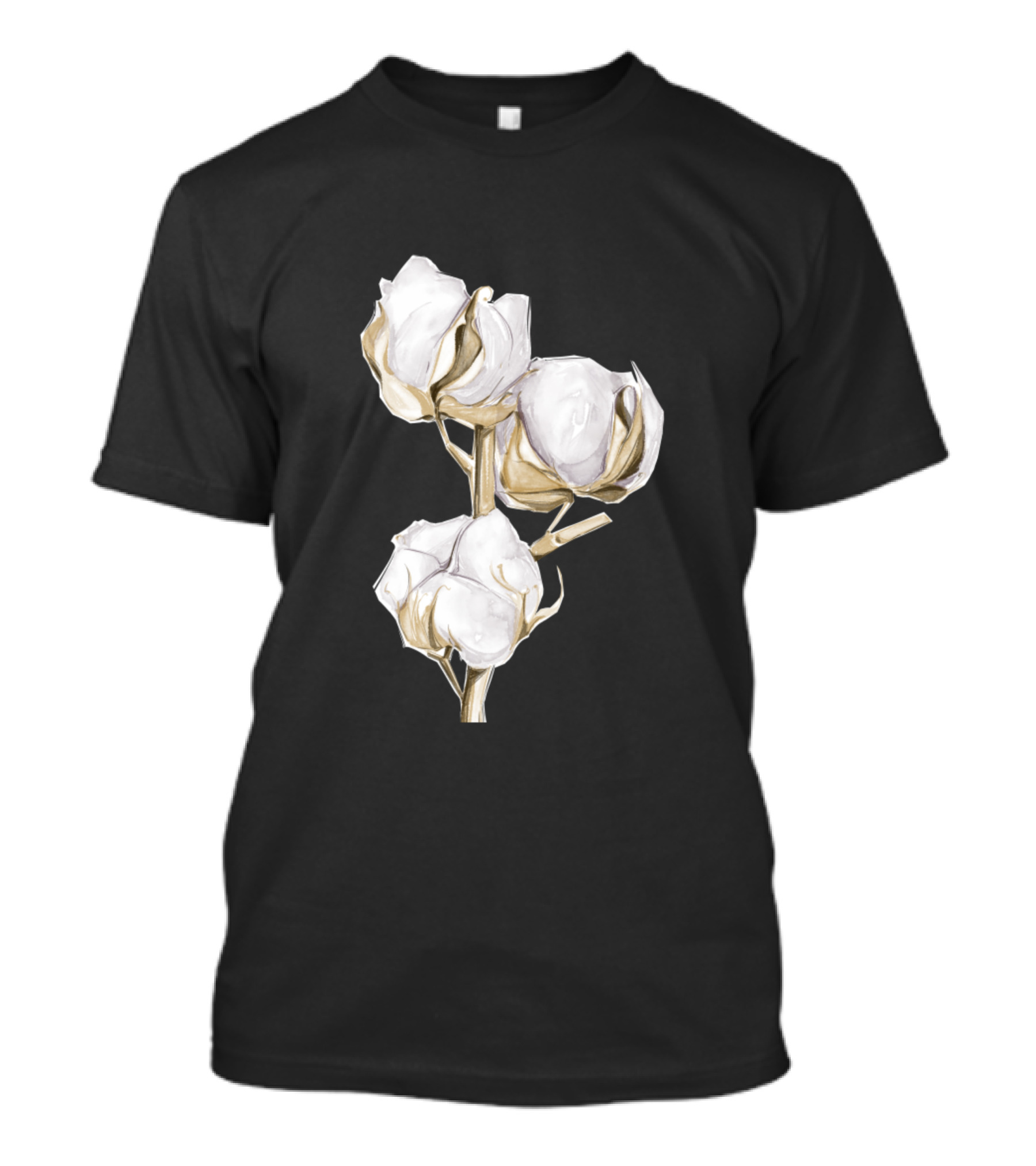 Cotton Flowers Botanical T-Shirt