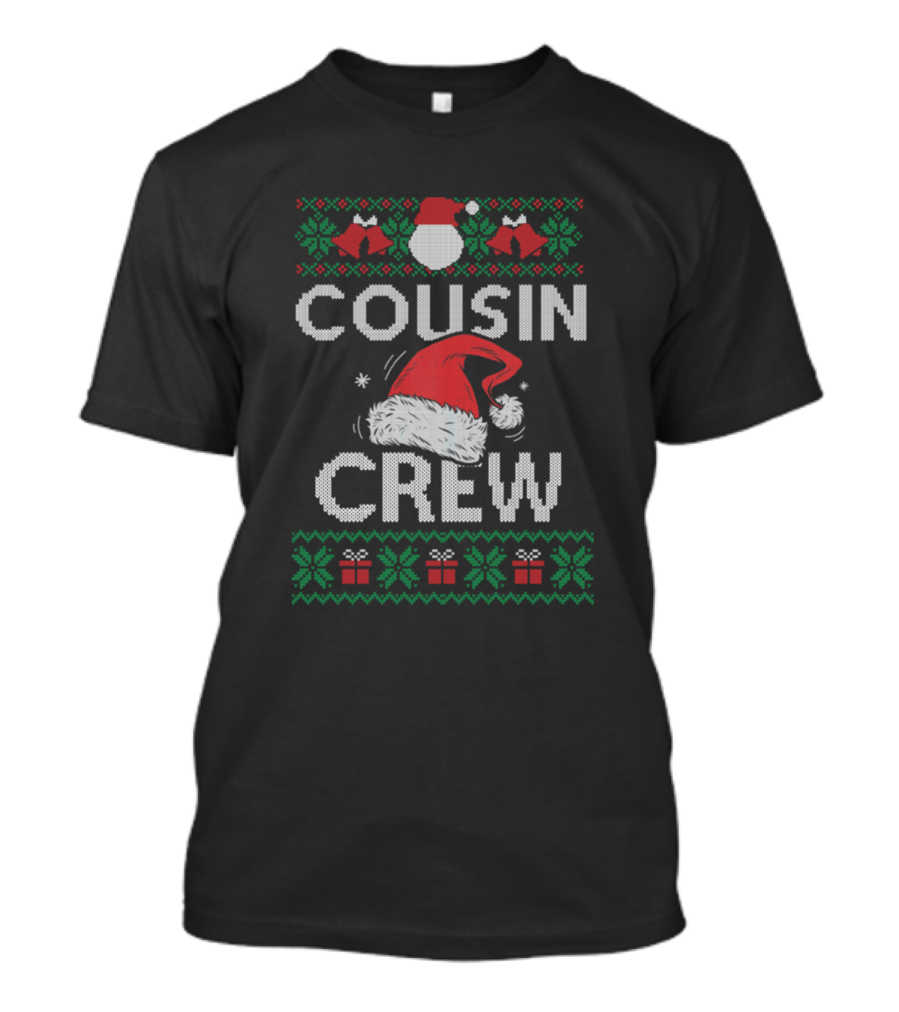 Cousin Crew Santa Christmas T-Shirt