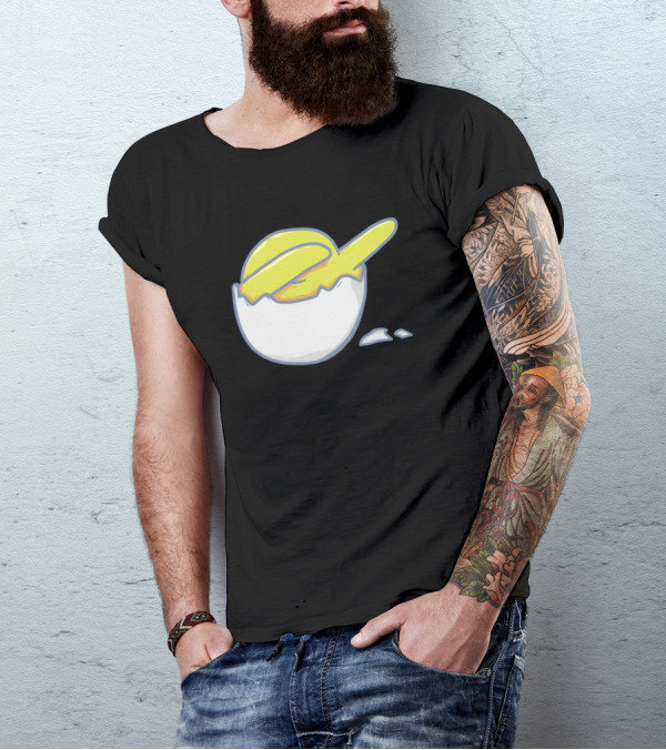 Egg Dub Yolk In Shell With Floating Cap T-Shirt