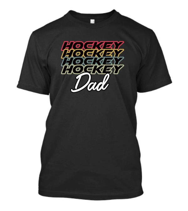 Funny My Favorite Hockey Dad Player Hockey Dad T-Shirt