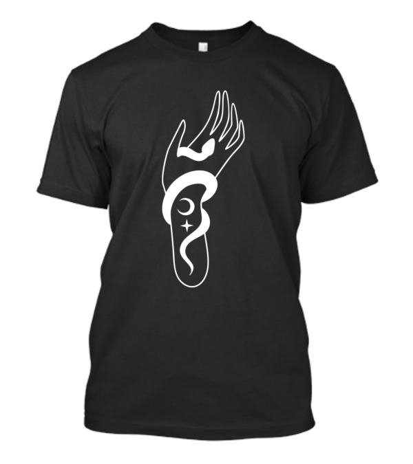 Hand Of Sorcery Celestial Moon And Star Serpent T-Shirt