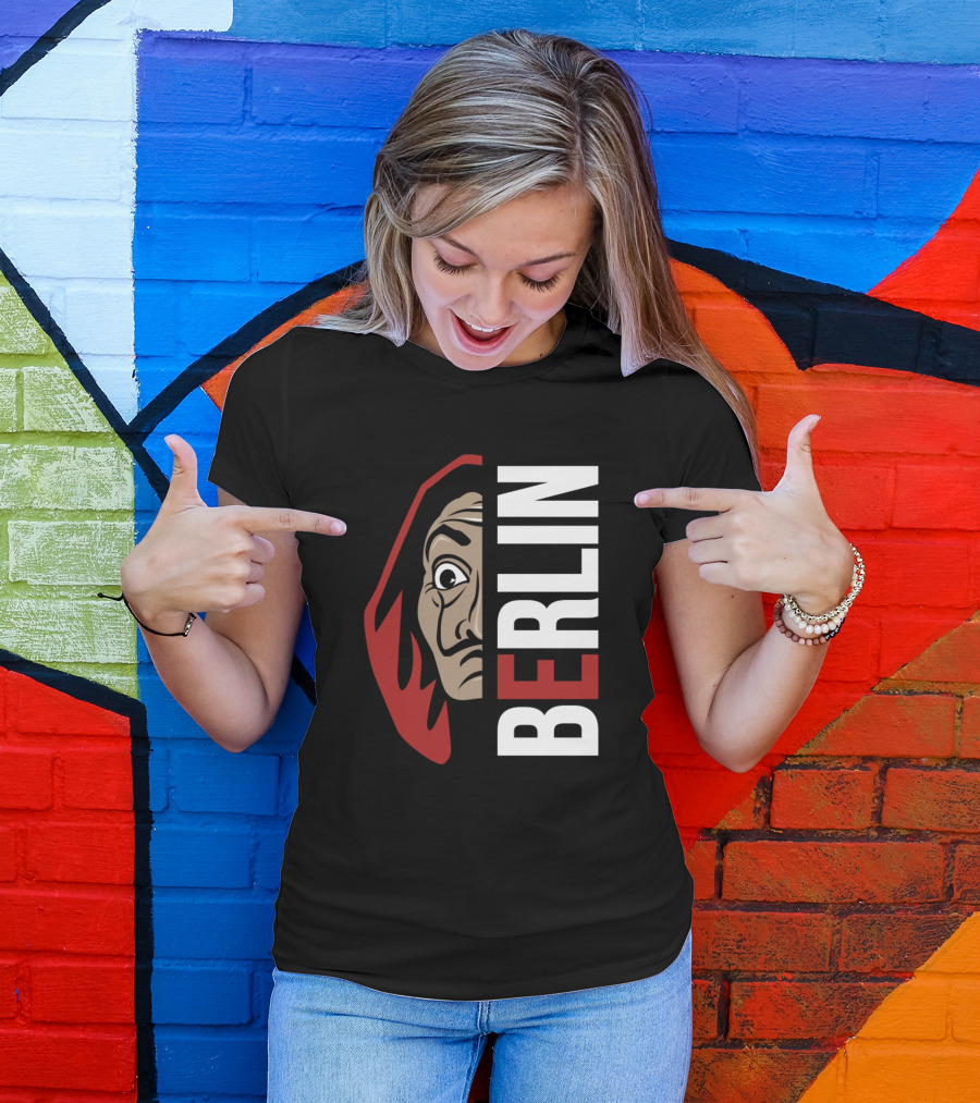 La Casa De Papel Berlin Mask T-Shirt