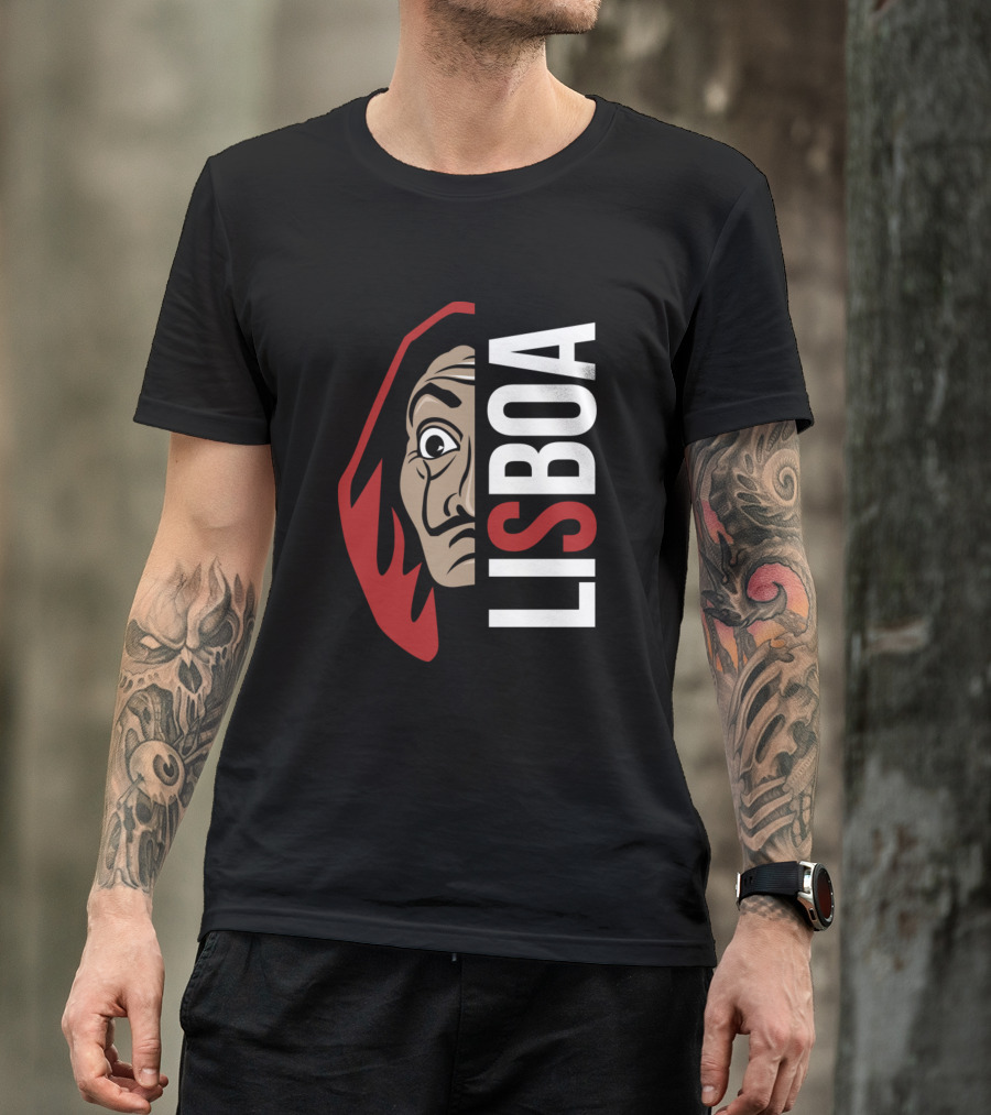 La Casa De Papel Lisboa Mask Red Hood T-Shirt