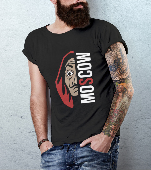La Casa De Papel Moscow Salvador Dalí Mask T-Shirt