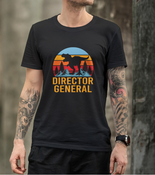 Director General Dinosaur Sunset T-Shirt