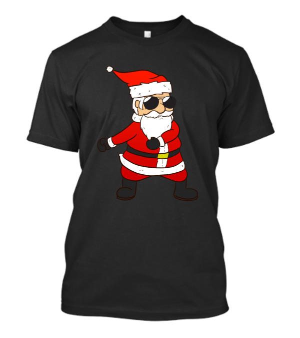 Santa Dancing Floss In Sunglasses T-Shirt