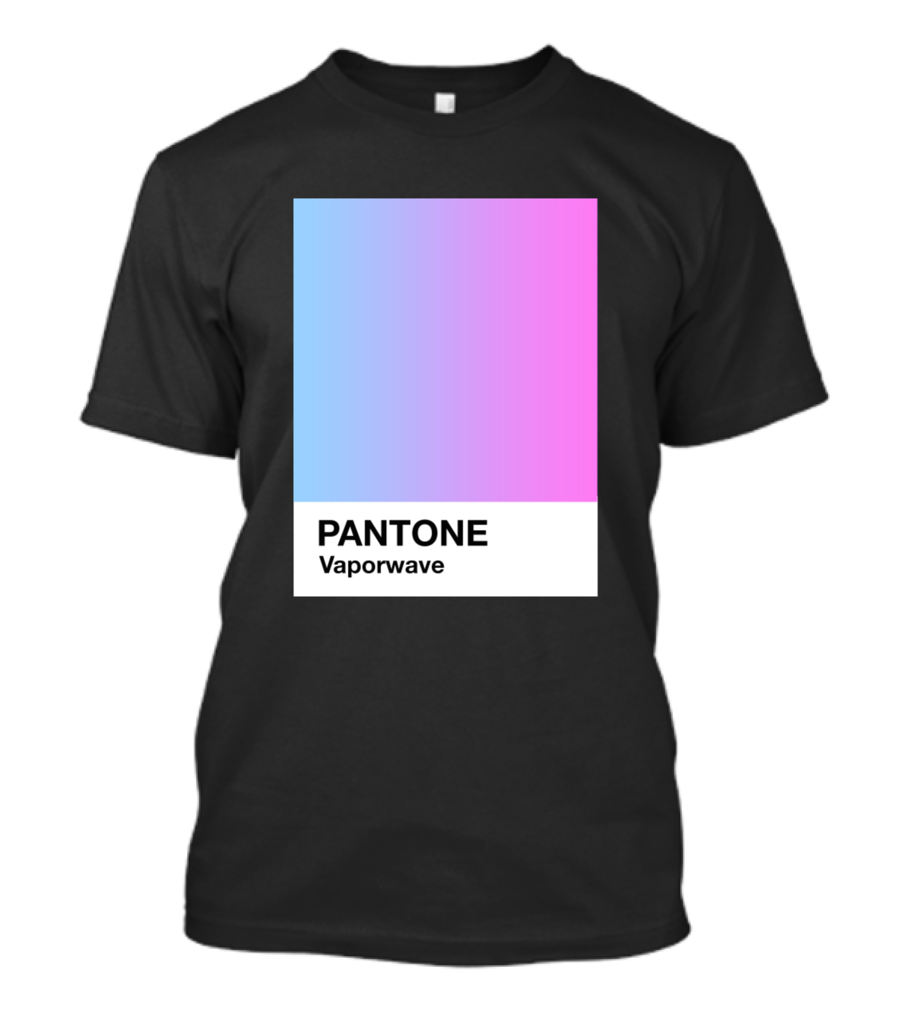 PANTONE Vaporwave Aesthetic Gradient Blue Pink T-Shirt