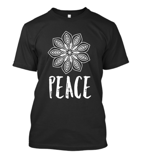Peace Leaf Mandala T-Shirt