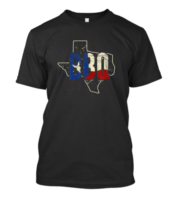 Texan Flag BBQ Proud American Texas T-Shirt