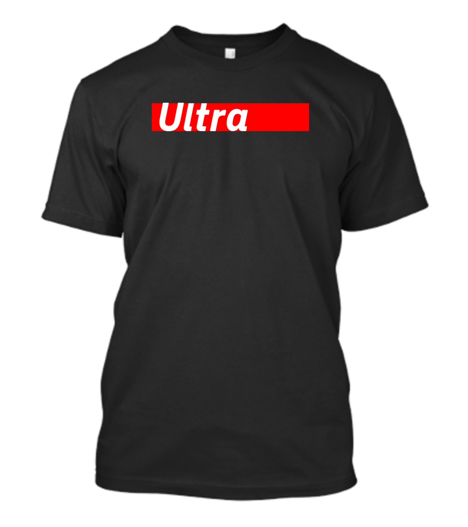 Ultra Brand Line By M2mdoh Red Box Text T-Shirt