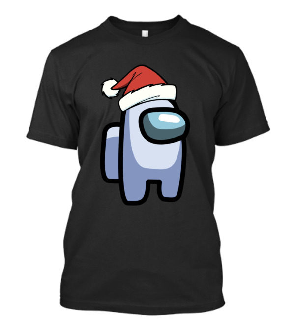 Among Us Crewmate Santa Hat T-Shirt