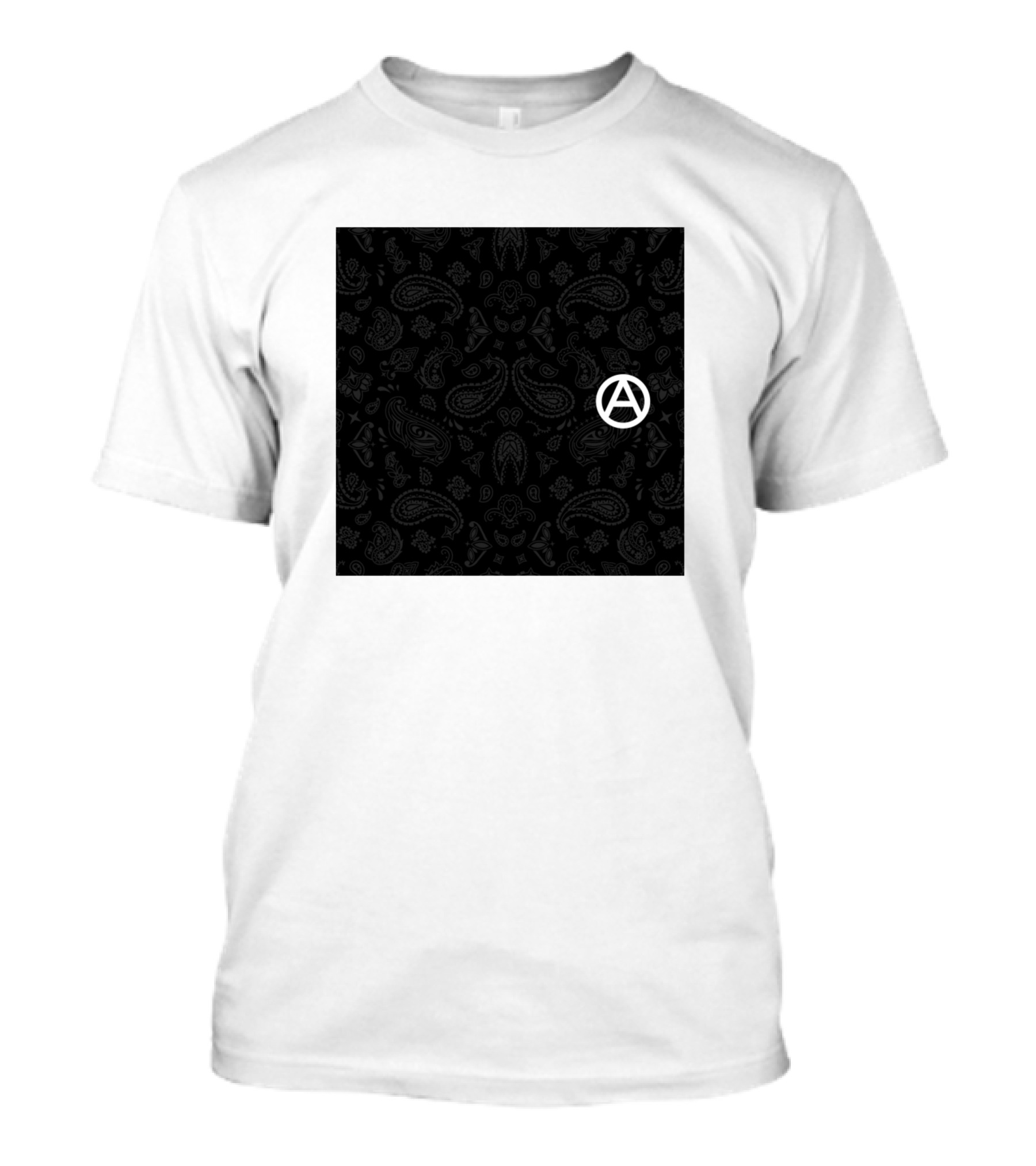Anarchist Minimal Paisley Bandana A T-Shirt