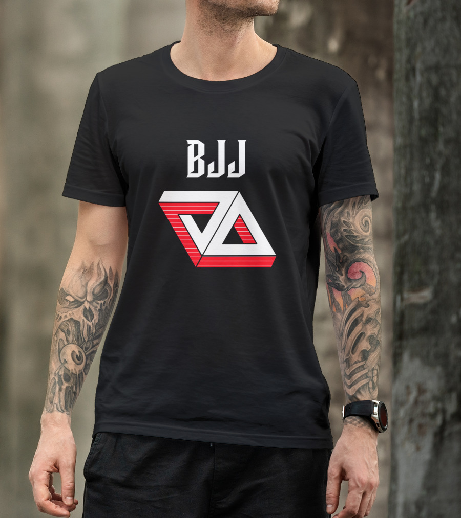 BJJ Triangle Stripe Double T-Shirt