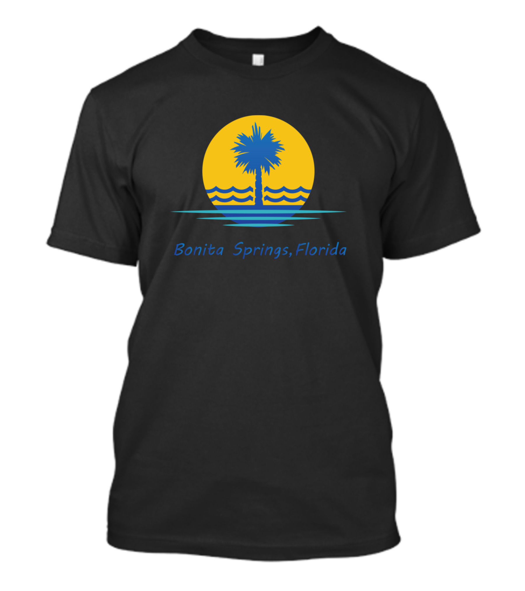 Bonita Springs Florida Palm Tree Sunset T-Shirt