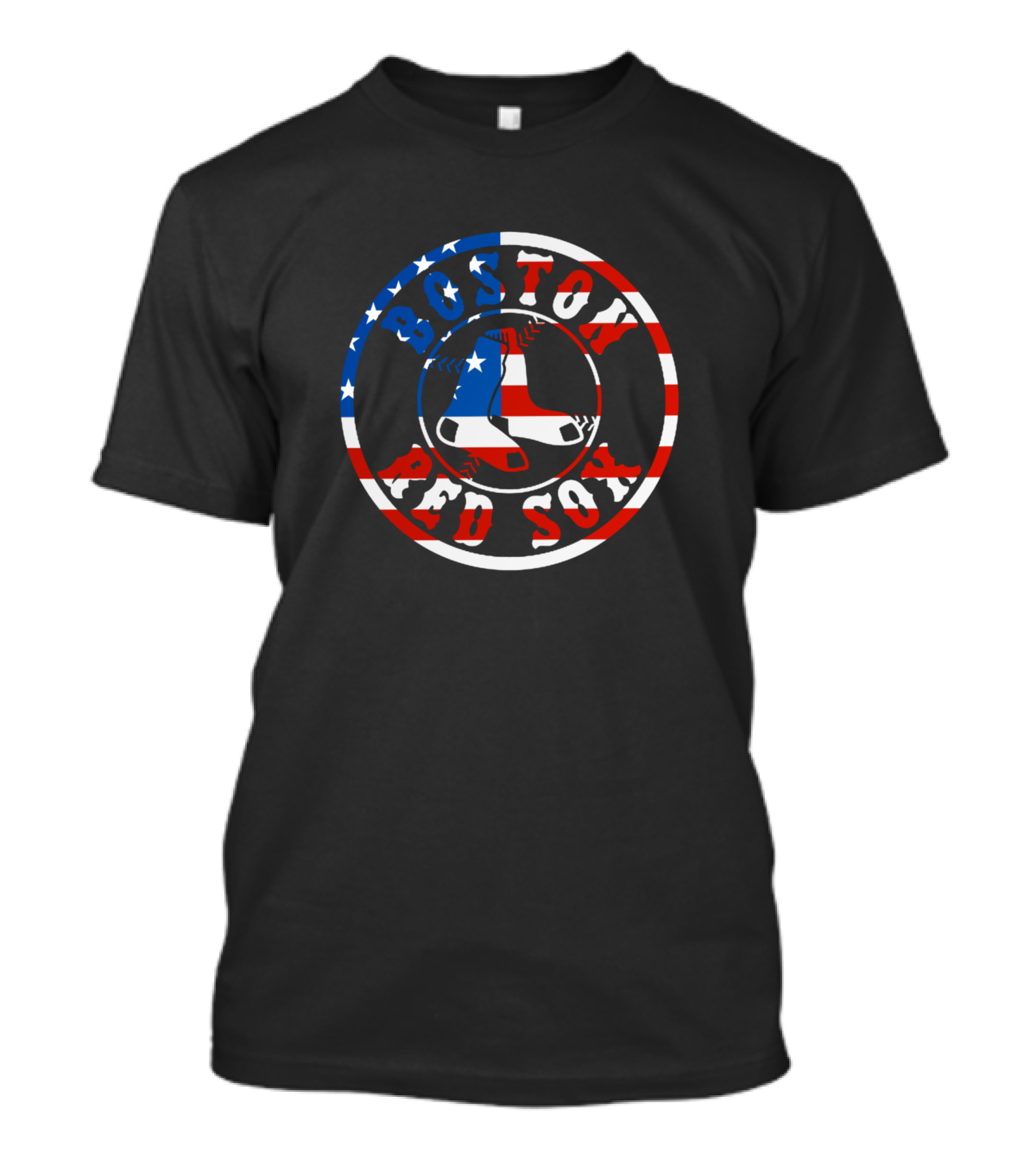Boston Red Sox American Flag Colors T-Shirt