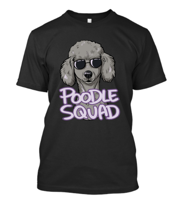 Poodle Squad Cool Silver195 Dog T-Shirt