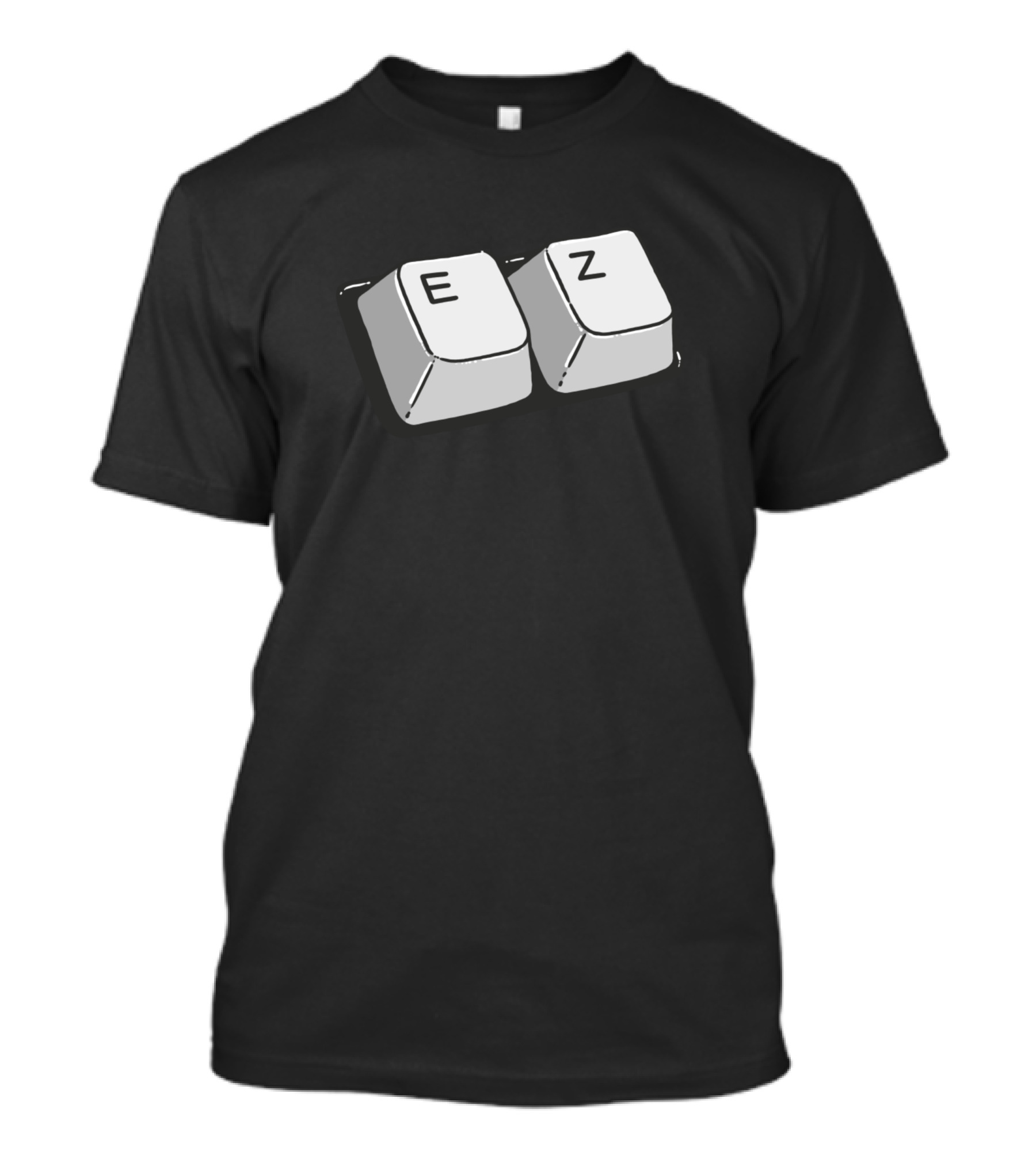 EZ Keyboard Keys Icon Simple Play T-Shirt