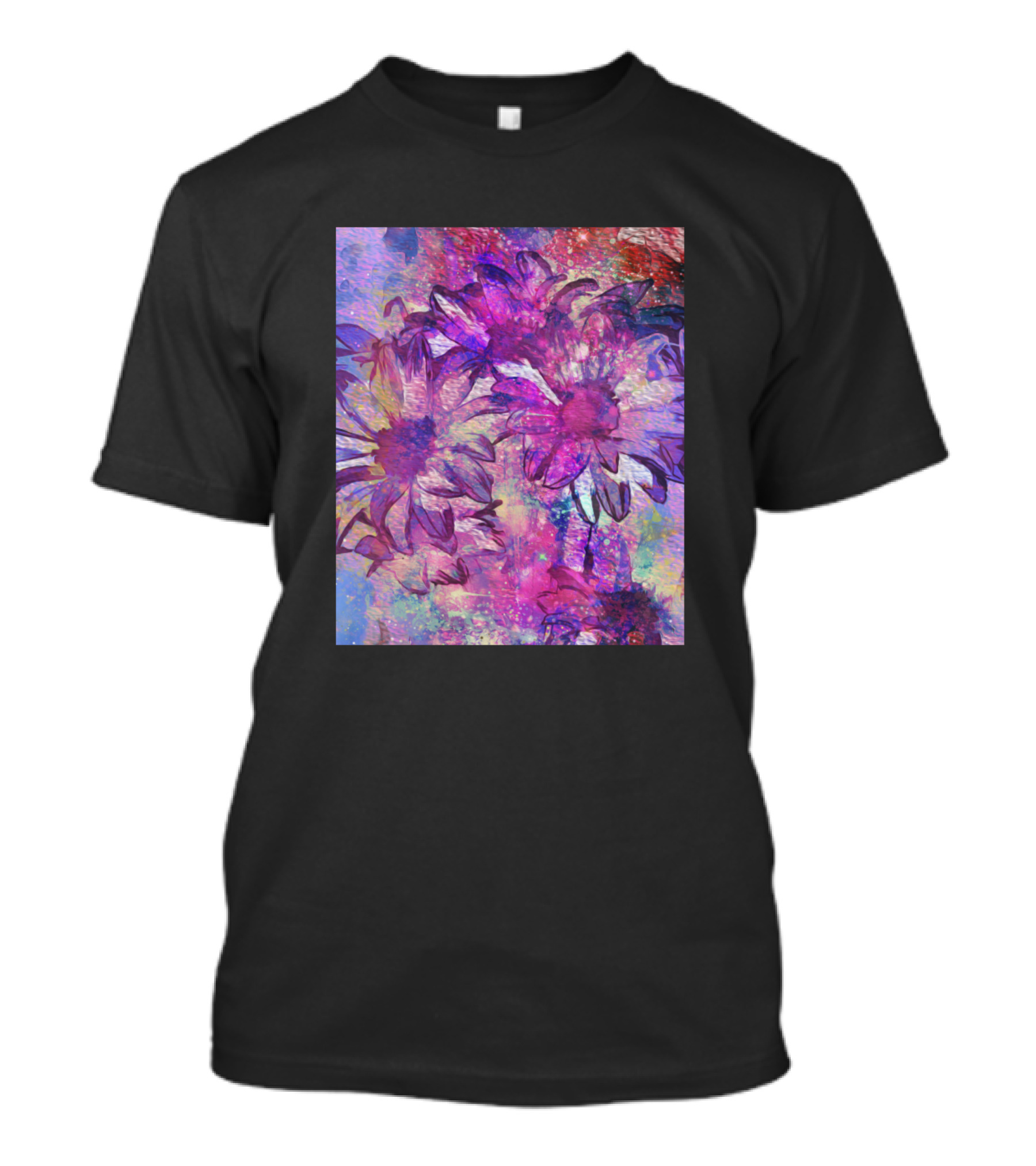 Floral Joy Explosion Of Vibrant Colors T-Shirt